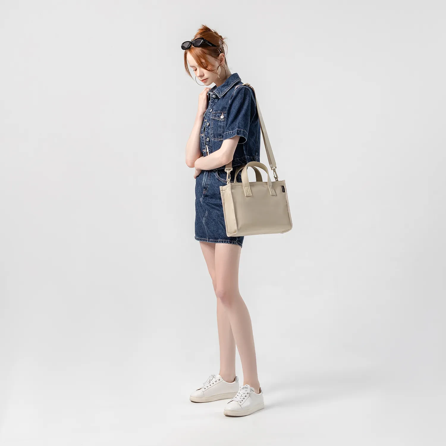 ESTELA 2 AIR M CROSSBODY BAG - OATMILK